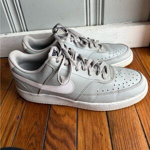Nike Court Vision Low Next Nature Men's Sneakers Grey Fog/White Size 10